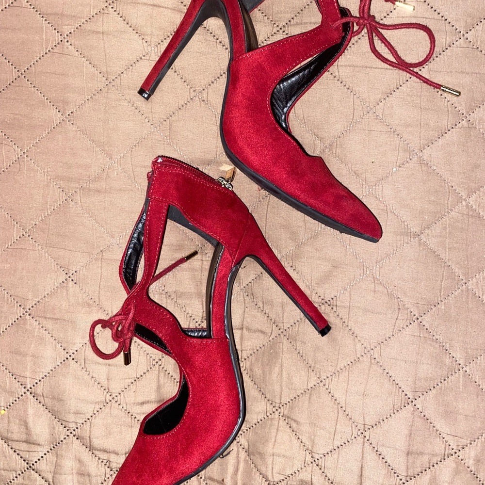 Lace up heels